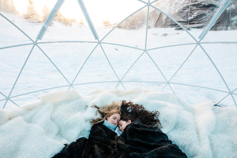 Igloo glamping